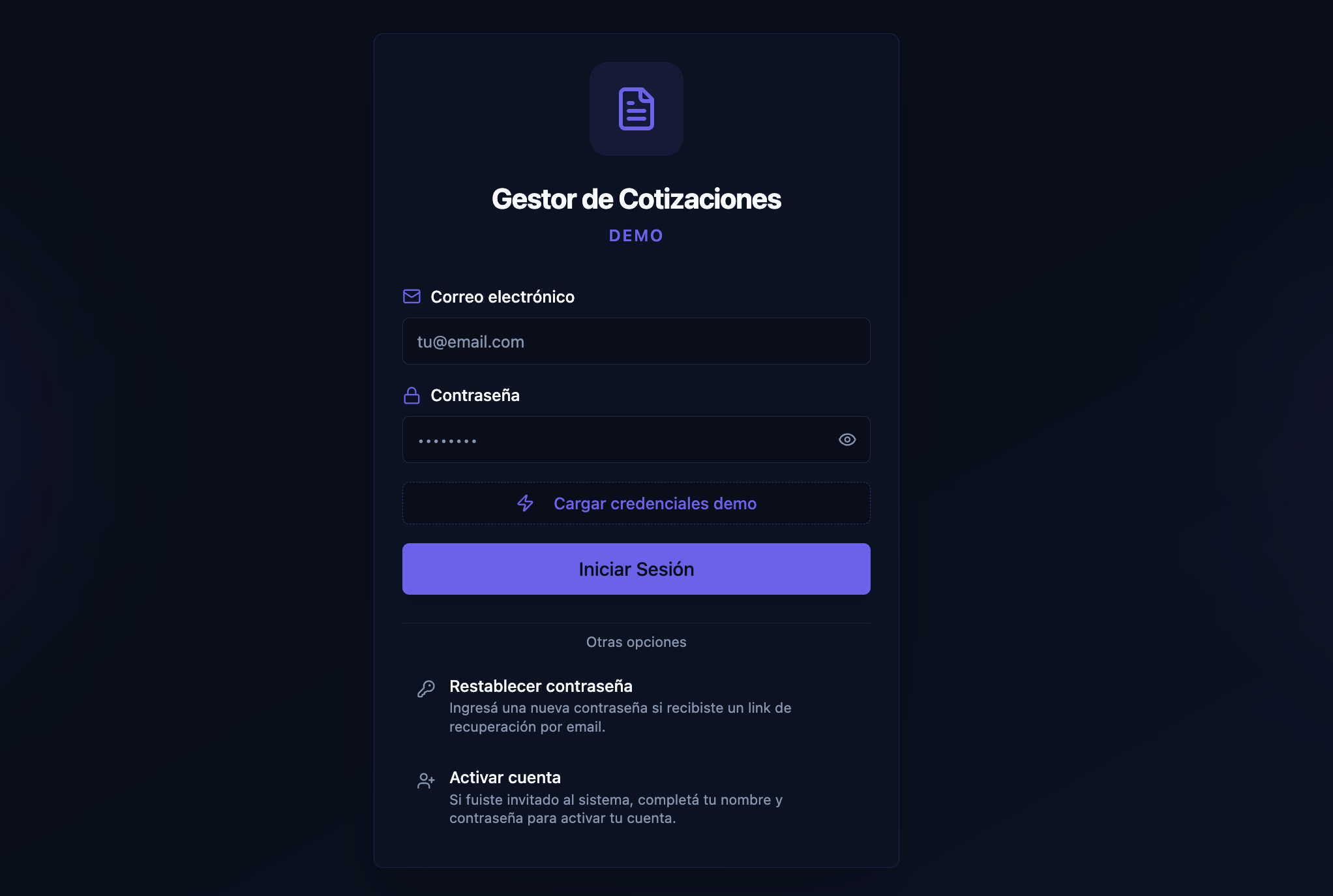 Portada del proyecto